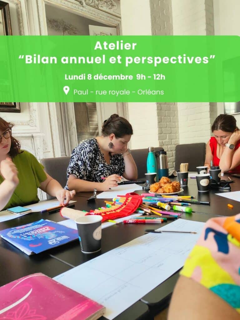 atelier de bialn annuel 2025 et perspectives 2026 pour entrepreneures à Orléans